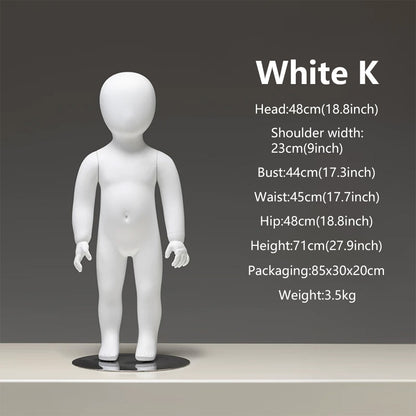DE-LIANG Baby & Child Mannequin Full Body – Kids Display Dress Form for Clothing Store