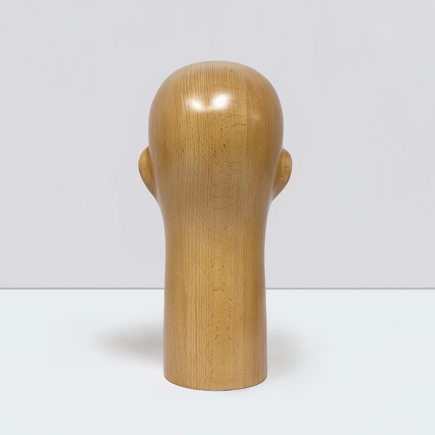 DE-LIANG Wooden Mannequin Head Stand for Hats Wigs & Glasses | Beechwood Display Model