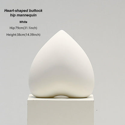 DE-LIANG White Female & Male Lingerie Display Form - Bust Torso Hip Mannequin Bra Panty Underwear Display Prop