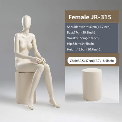 DE-LIANG Female Display Mannequin | Dresses / Formal Wear | Boutique Window Stand