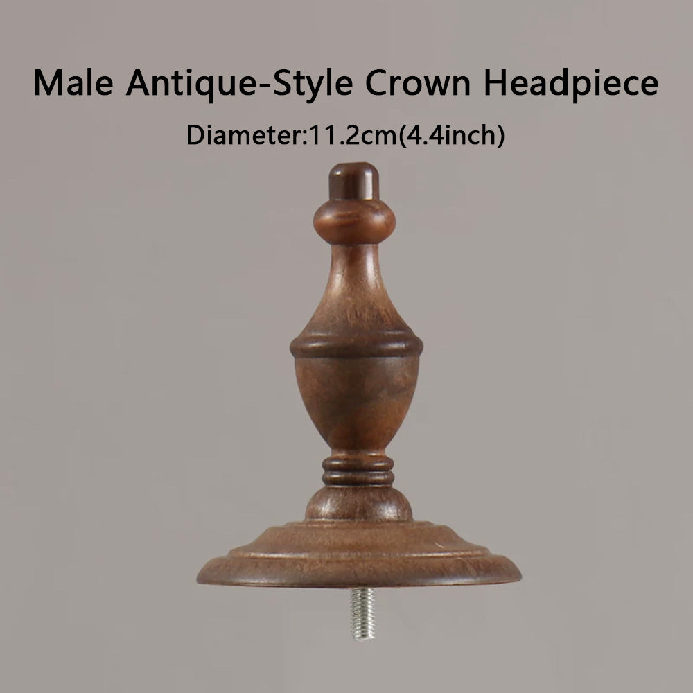 DE-LIANG Mannequin Head Top Cover – Decorative Headpiece for Display Dress Forms