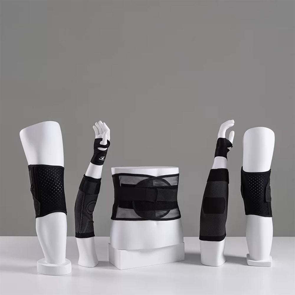 DE-LIANG Fiberglass Arm Knee Waist Mannequin Props for Athletic Wear & Medical Brace Display