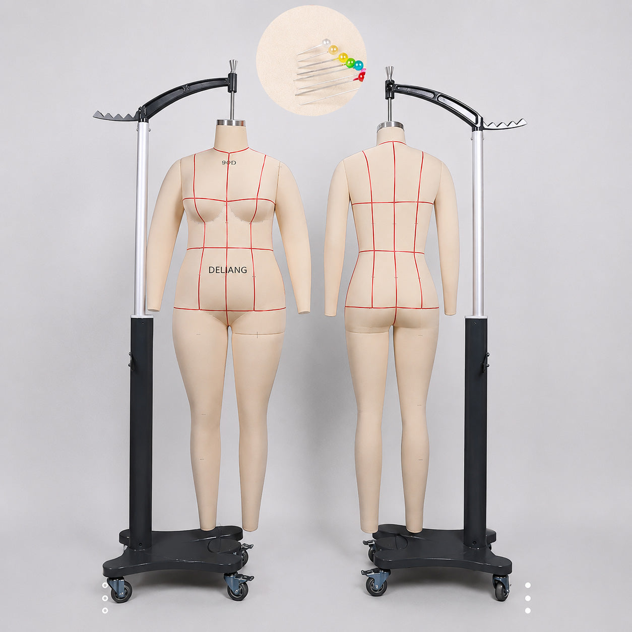 Maniquí femenino DL900 36B, modelo de sastrería de lencería para costura, maniquí de modista adulto de medio cuerpo de alta calidad por mar.