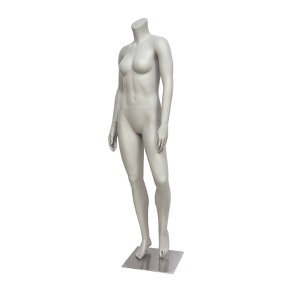 DE-LIANG Headless Female Mannequin Full Body Fiberglass Display Form for Sportswear Store