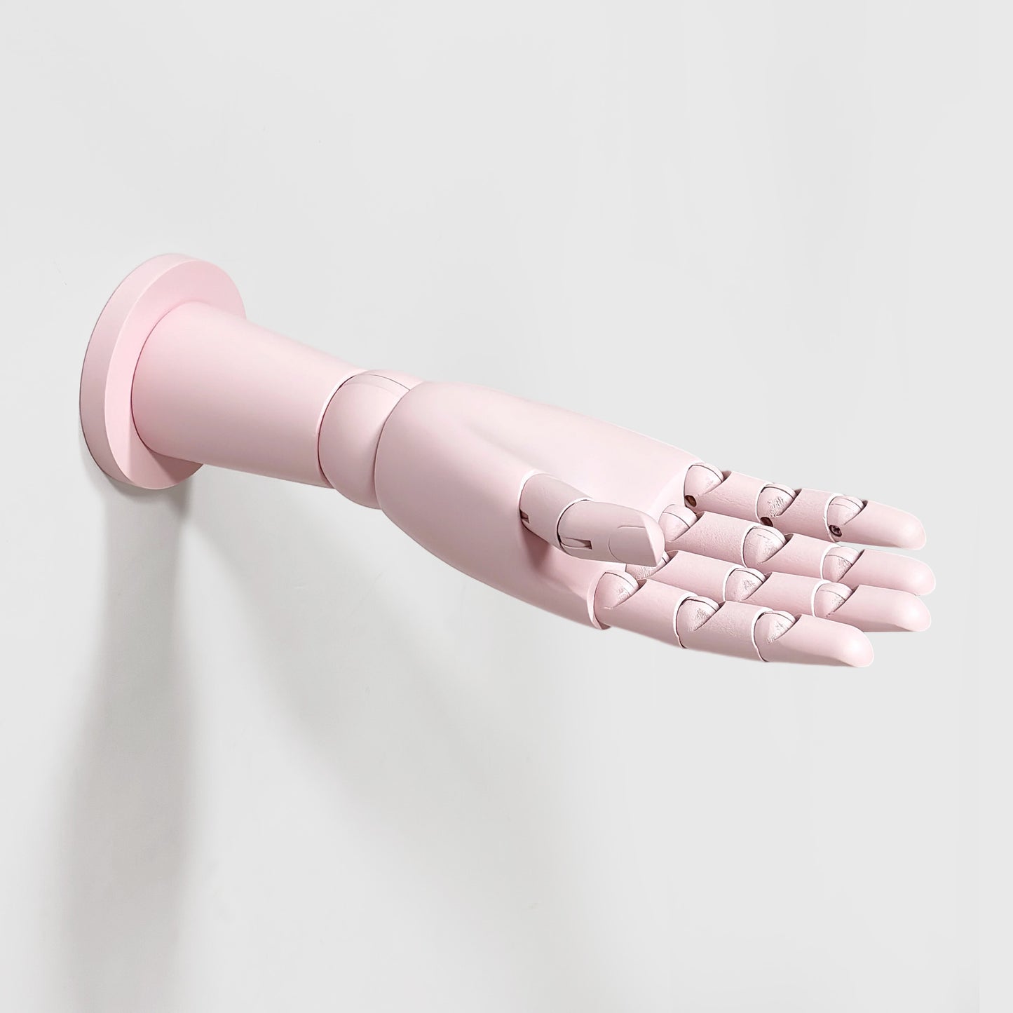 DE-LIANG Wall Mount Mannequin Hand, Mechanical Wood Jewelry Display Stand for Boutiques