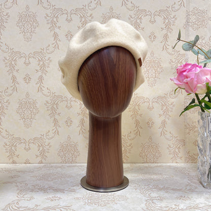 Brown Plastic FiBerglass Mannequin Head, Hat Head Dummy, Wig Display Head model ,Water Transfer Wooden Head Effect, Display Organization Head Model for Home DE-LIANG