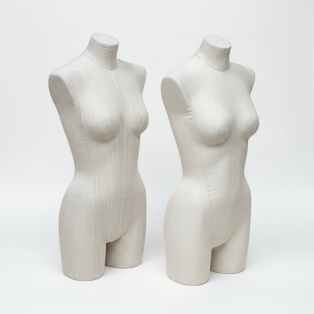 DE-LIANG Female Lingerie Torso Mannequin Split Leg for Professional Lingerie Store Display