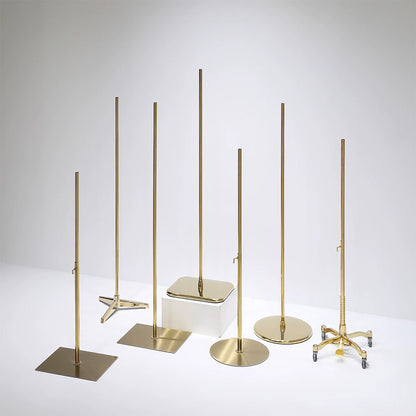 DE-LIANG Mannequin Base Stand | Half Body Mannequin Display Stand Stainless Steel