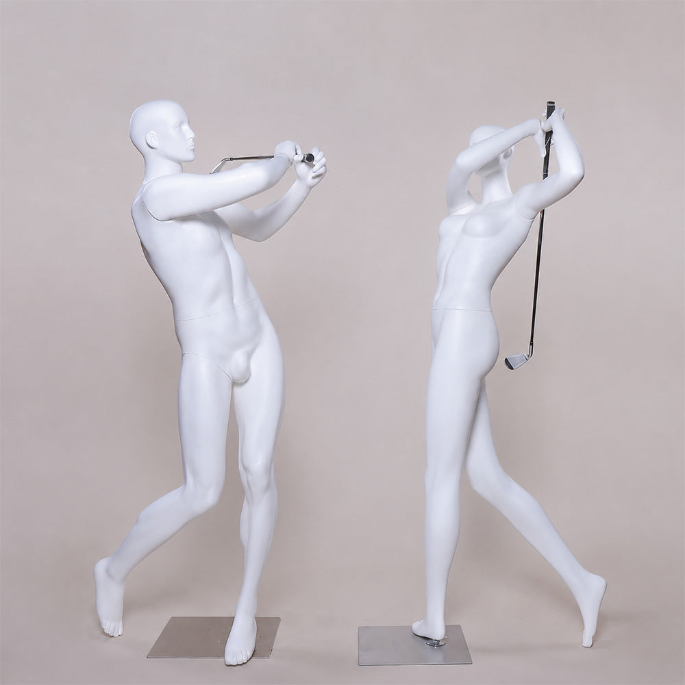 DE-LIANG Golf Sport Mannequin Full Body | Male & Female Athletic Apparel Store Display