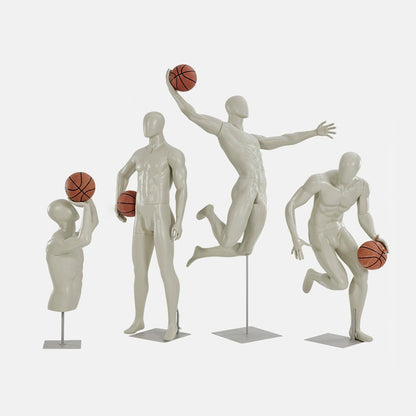 Sport Mannequin, male basketball mannequin for window display,yoga gymnasium phsical althletic field display stand, High Quality