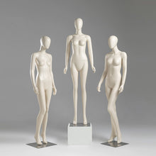 Load image into Gallery viewer, Beige Female Full Body Mannequin,Adult Female Mannequin Torso,Full-Body Mannequin For Wedding Window Stand/Sitting Model Props Shot Dummy DL0064

