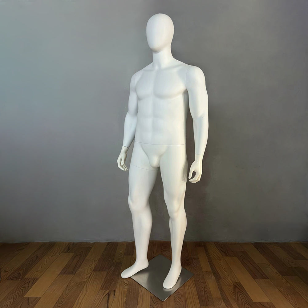 Manufacturer Plus Size Fat Men Plastic PP Material Adult Full Body Fashion Display Mannequin For Clothes Windows Display DL180 DE-LIANG