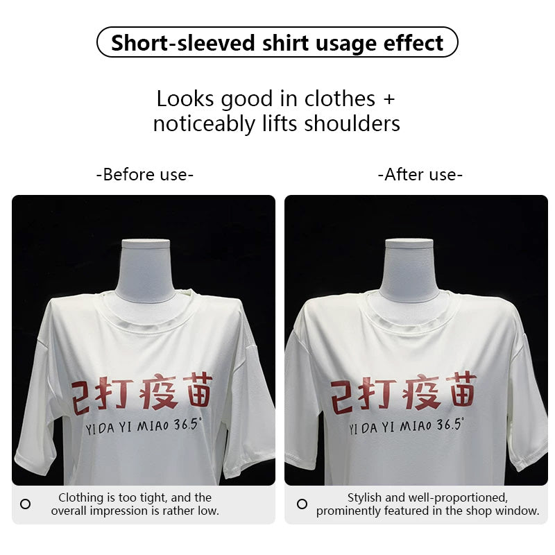 DE-LIANG Mannequin Shoulder Caps – 1 Pair for Female Dress Form Retail Display