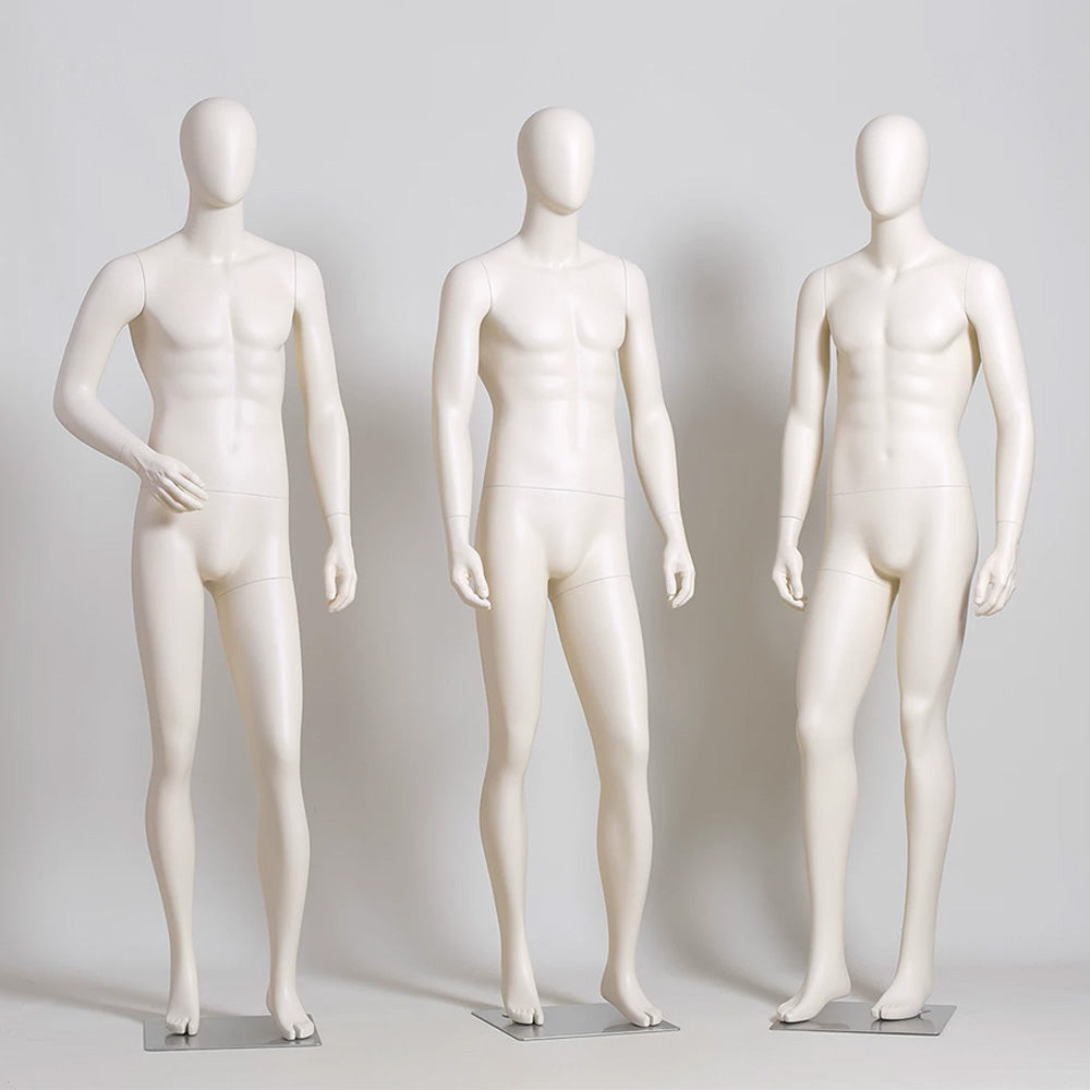 DE-LIANG Male Full Body Premium Mannequin for Clothing Display | Standing & Sitting Pose