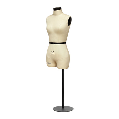 DE-LIANG Half Scale Dress Form with Soft Arms（Size 10）