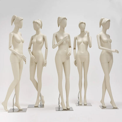 DE-LIANG Full Body Female Mannequin Standing & Sitting | Clothing Display Dress Form