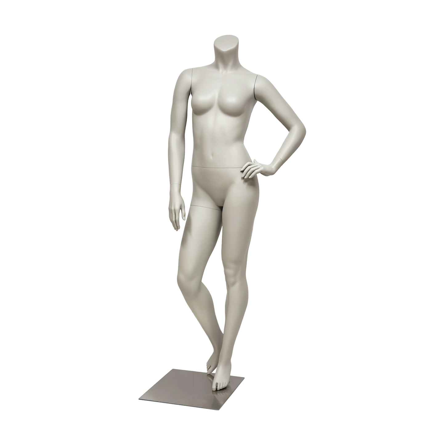 DE-LIANG Headless Female Mannequin Full Body Fiberglass Display Form for Sportswear Store