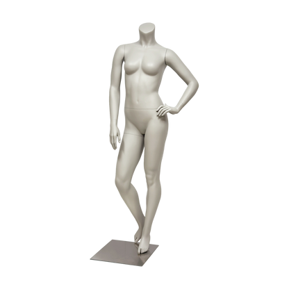 DE-LIANG Headless Female Mannequin Full Body Fiberglass Display Form for Sportswear Store