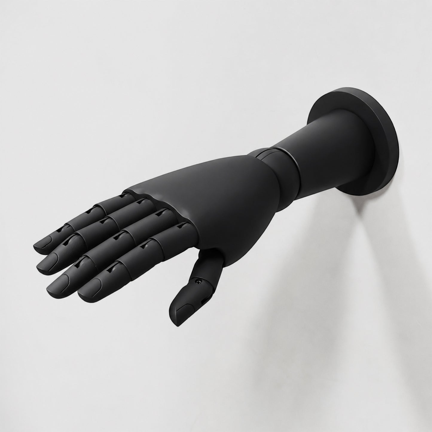 DE-LIANG Wall Mount Mannequin Hand, Mechanical Wood Jewelry Display Stand for Boutiques