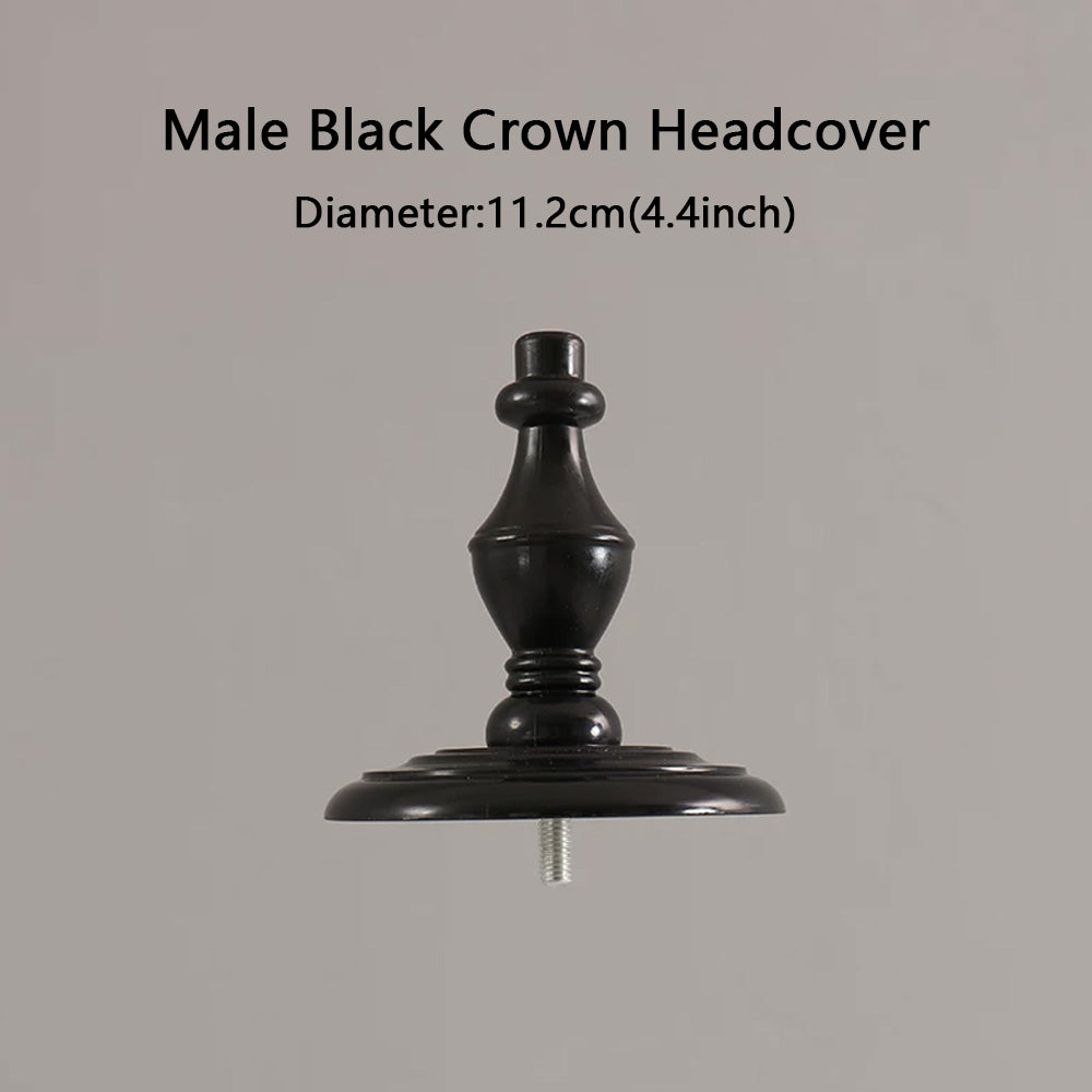 DE-LIANG Mannequin Head Top Cover – Decorative Headpiece for Display Dress Forms
