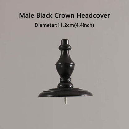 DE-LIANG Mannequin Head Top Cover – Decorative Headpiece for Display Dress Forms