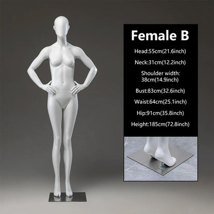DE-LIANG Female Display Mannequin | Dresses / Formal Wear | Boutique Window Stand