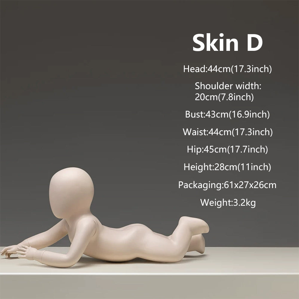 DE-LIANG Baby & Child Mannequin Full Body – Kids Display Dress Form for Clothing Store