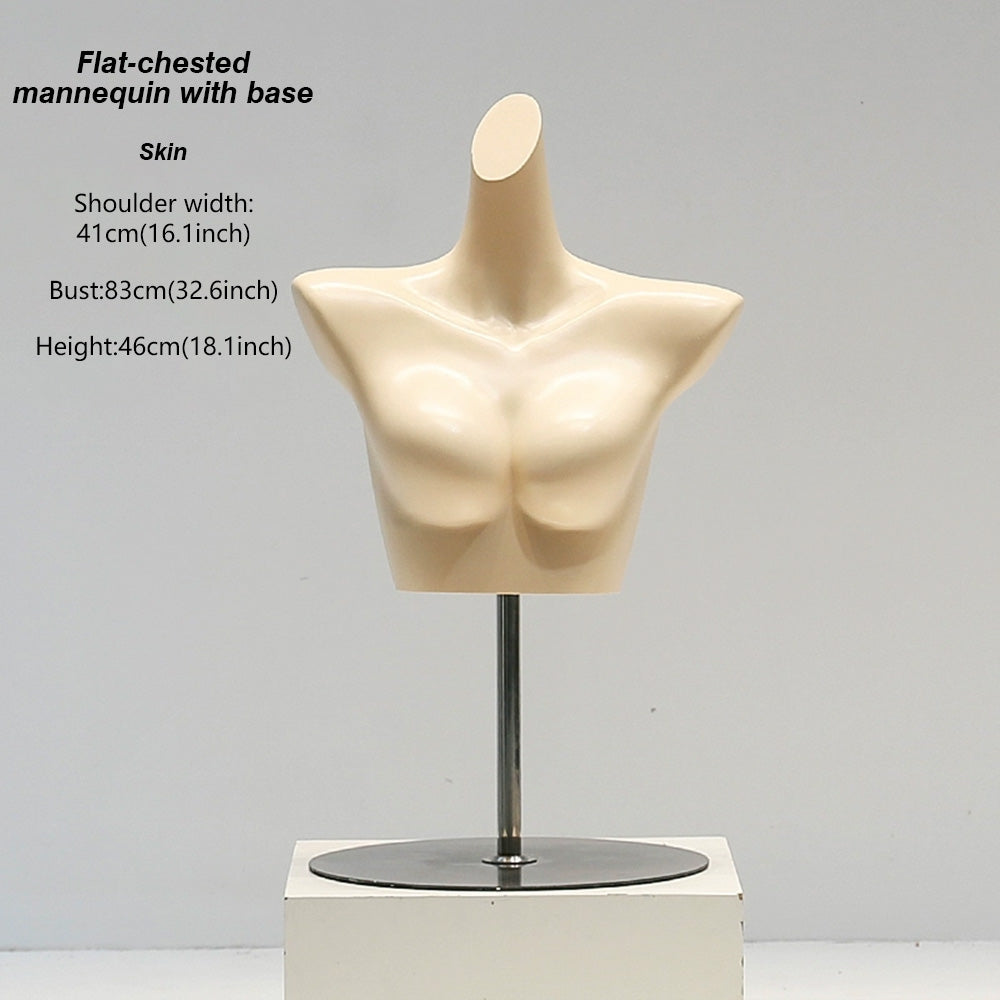 DE-LIANG White Female & Male Lingerie Display Form - Bust Torso Hip Mannequin Bra Panty Underwear Display Prop
