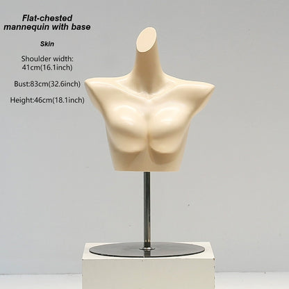 DE-LIANG White Female & Male Lingerie Display Form - Bust Torso Hip Mannequin Bra Panty Underwear Display Prop