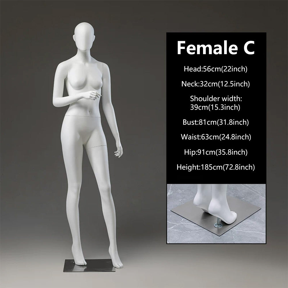 DE-LIANG Female Display Mannequin | Dresses / Formal Wear | Boutique Window Stand