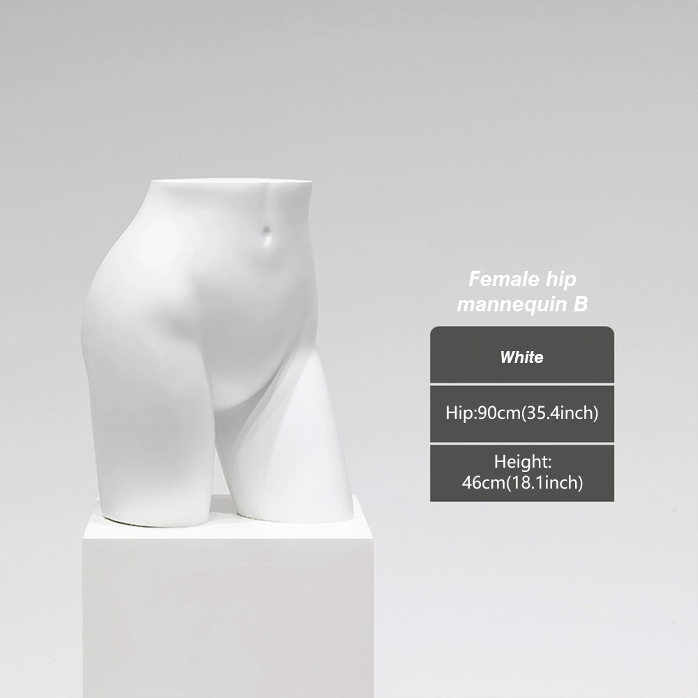 Mannequin de vitrine en velours à demi-corps féminin DE-LIANG, buste féminin avec bras en bois, mannequin de vitrine DL0040