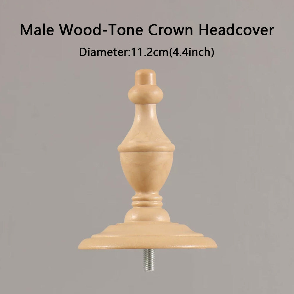 DE-LIANG Mannequin Head Top Cover – Decorative Headpiece for Display Dress Forms