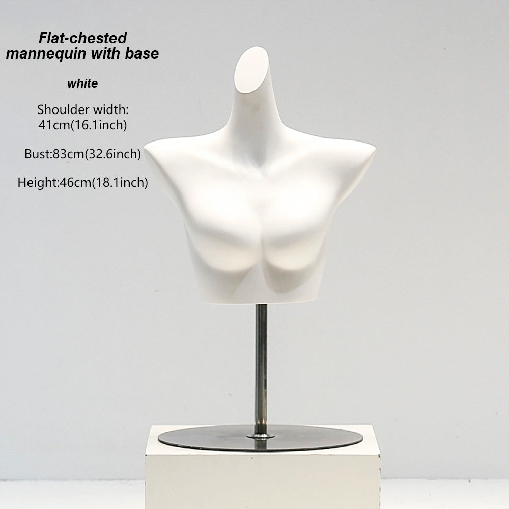 DE-LIANG White Female & Male Lingerie Display Form - Bust Torso Hip Mannequin Bra Panty Underwear Display Prop