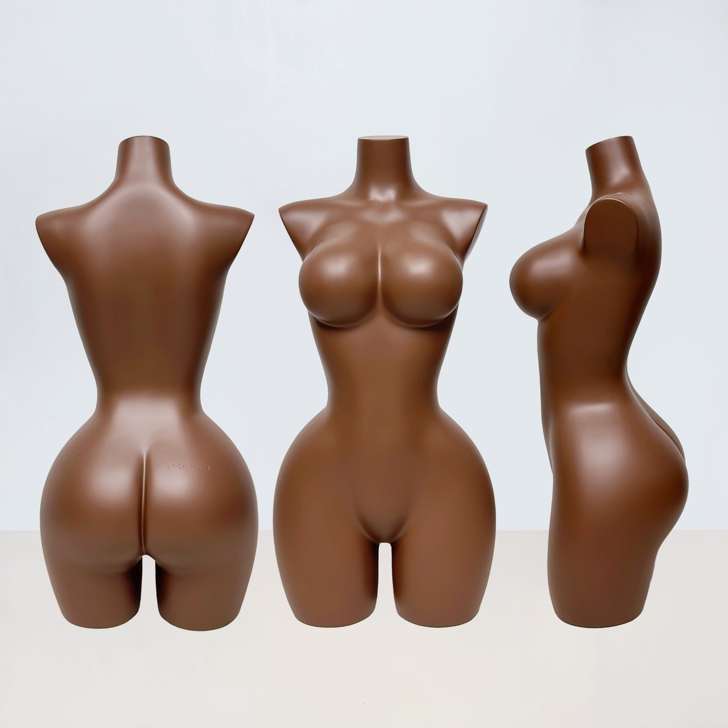 DE-LIANG Big Bust Slim Waist Curvy Half Body Mannequin for Lingerie Swimwear Display