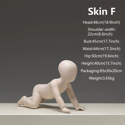 DE-LIANG Baby & Child Mannequin Full Body – Kids Display Dress Form for Clothing Store