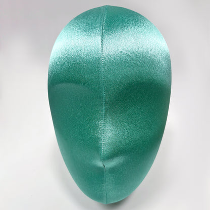 DE-LIANG Plus Size Female Silk Mannequin Head with Adjustable Stand for Wigs & Hats
