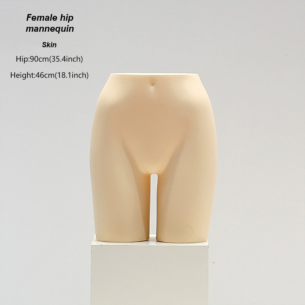DE-LIANG White Female & Male Lingerie Display Form - Bust Torso Hip Mannequin Bra Panty Underwear Display Prop