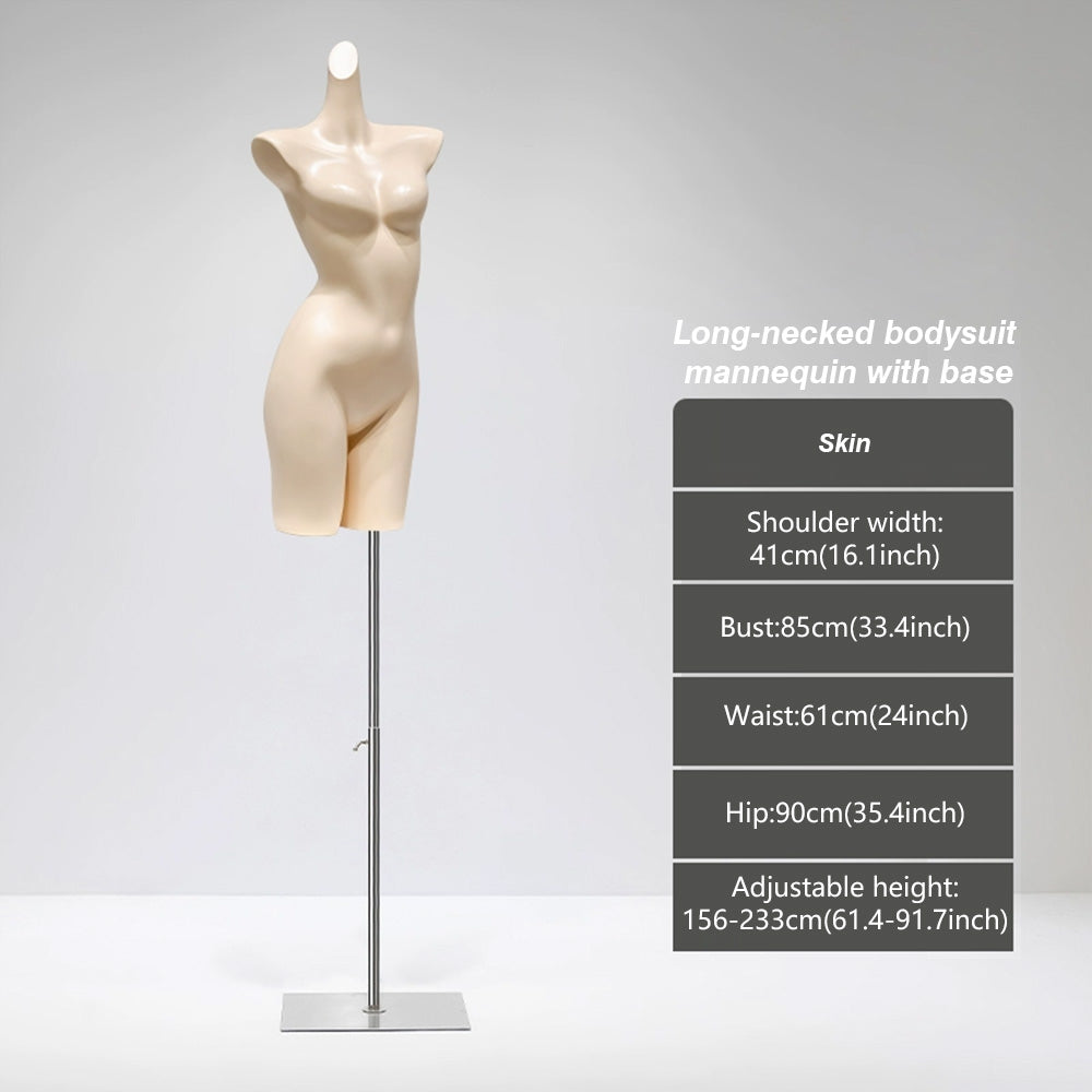 Mannequin de vitrine en velours à demi-corps féminin DE-LIANG, buste féminin avec bras en bois, mannequin de vitrine DL0040