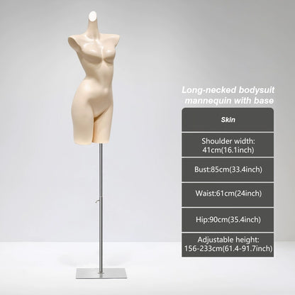 Mannequin de vitrine en velours à demi-corps féminin DE-LIANG, buste féminin avec bras en bois, mannequin de vitrine DL0040