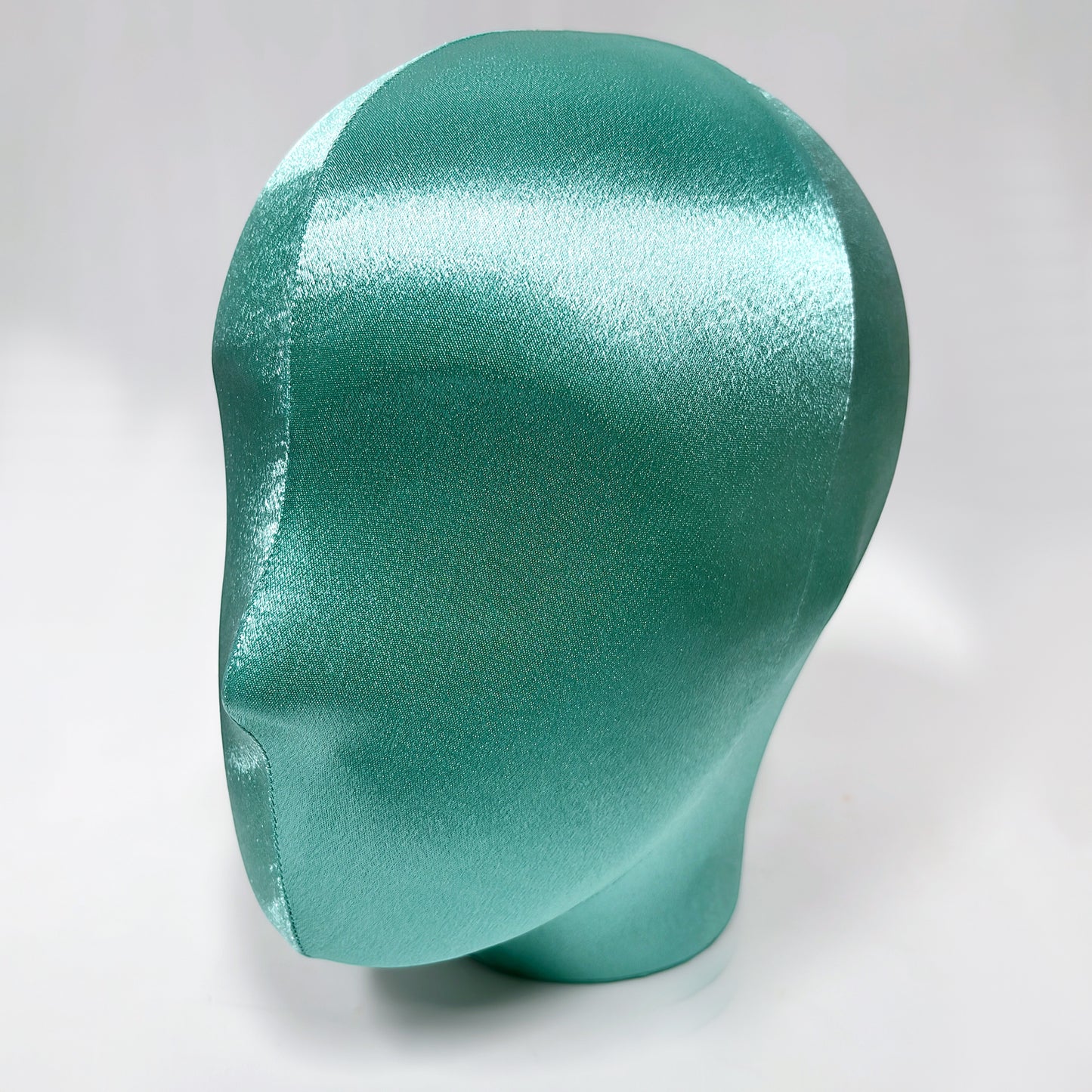 DE-LIANG Plus Size Female Silk Mannequin Head with Adjustable Stand for Wigs & Hats