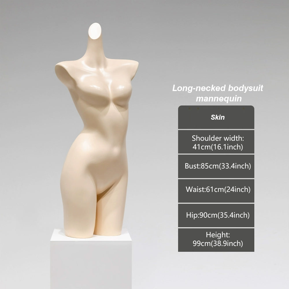 Mannequin de vitrine en velours à demi-corps féminin DE-LIANG, buste féminin avec bras en bois, mannequin de vitrine DL0040