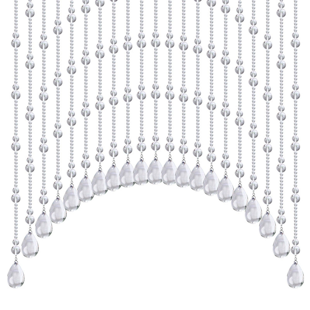 DE-LIANG Door with Crystal Bead Curtain Partition Curtain Gourd bedroom door curtain net red crystal bead curtain partition aisle porch living room without punching hanging curtain DL2366 DE-LIANG