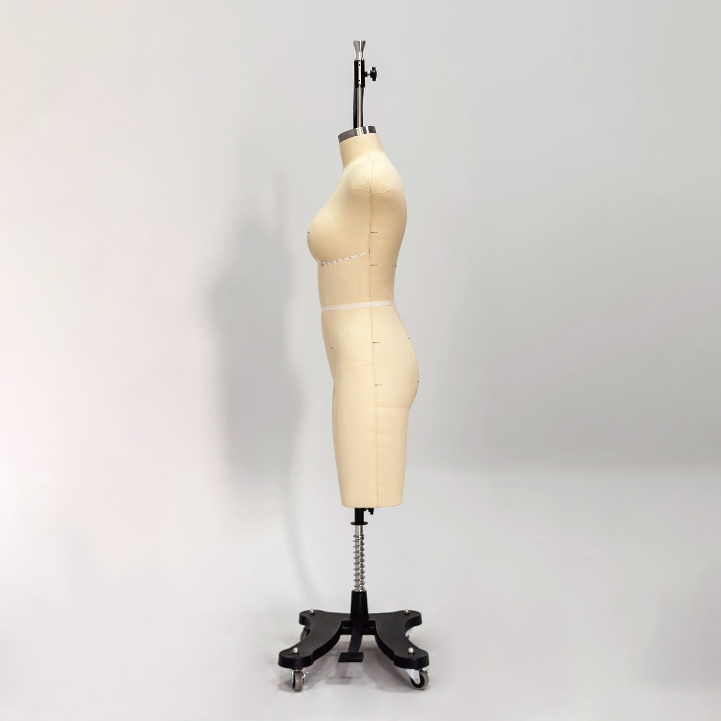 DE-LIANG Professional 36C Female Dress Form with Marking Lines – Fiberglass Tailor Dummy for Draping (Torso Only)