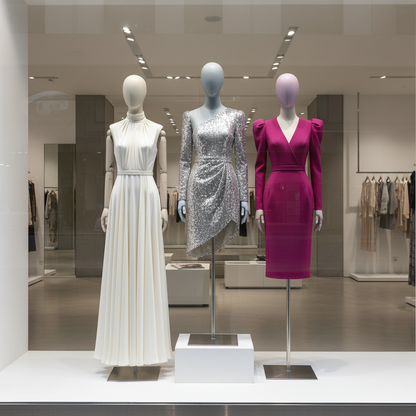 带手臂模特橱窗展示3