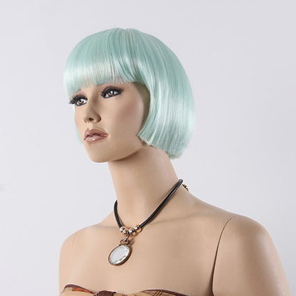 DE-LIANG Fashional Female Mannequin's Wig, Handmade Wigs With Bangs,Short/Long Wig for Window Manikin Head Decorate,Luxury Wigs, Cosplay Wig DL2394 De-Liang Dress Forms