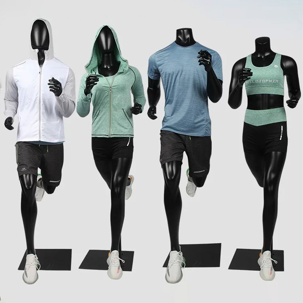 DE-LIANG Running Sport Mannequin | Male Female Kids | Retail Window Display