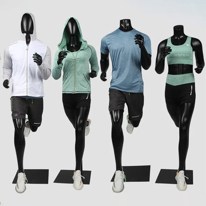 DE-LIANG Running Sport Mannequin | Male Female Kids | Retail Window Display