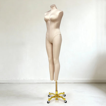 DE-LIANG Full Body Dress Form for Gowns & Pants | Soft Chest | Pinnable | 143cm