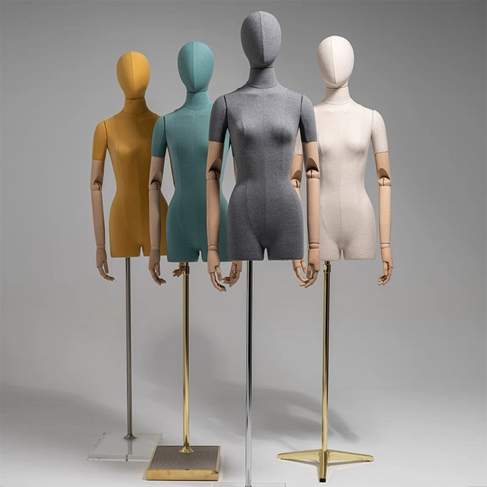 DE-LIANG Mannequin Half Body Female With Head