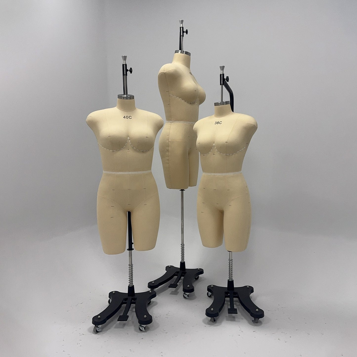 DE-LIANG Lingerie & Swimwear Dress Form for Pattern Making, Draping & Bra Fitting